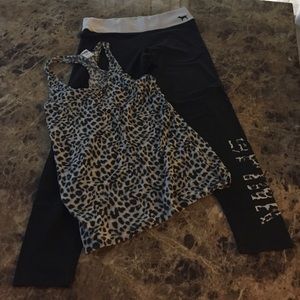 Victoria's Secret yoga outfit