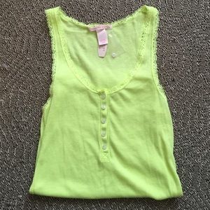 Victoria's Secret Yellow Night Tank Top Medium
