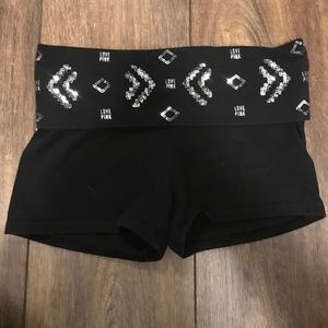 Victoria secretes PINK yoga shorts