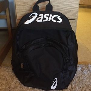 Asics black backpack