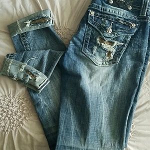 Miss Me Cuffed Jeans