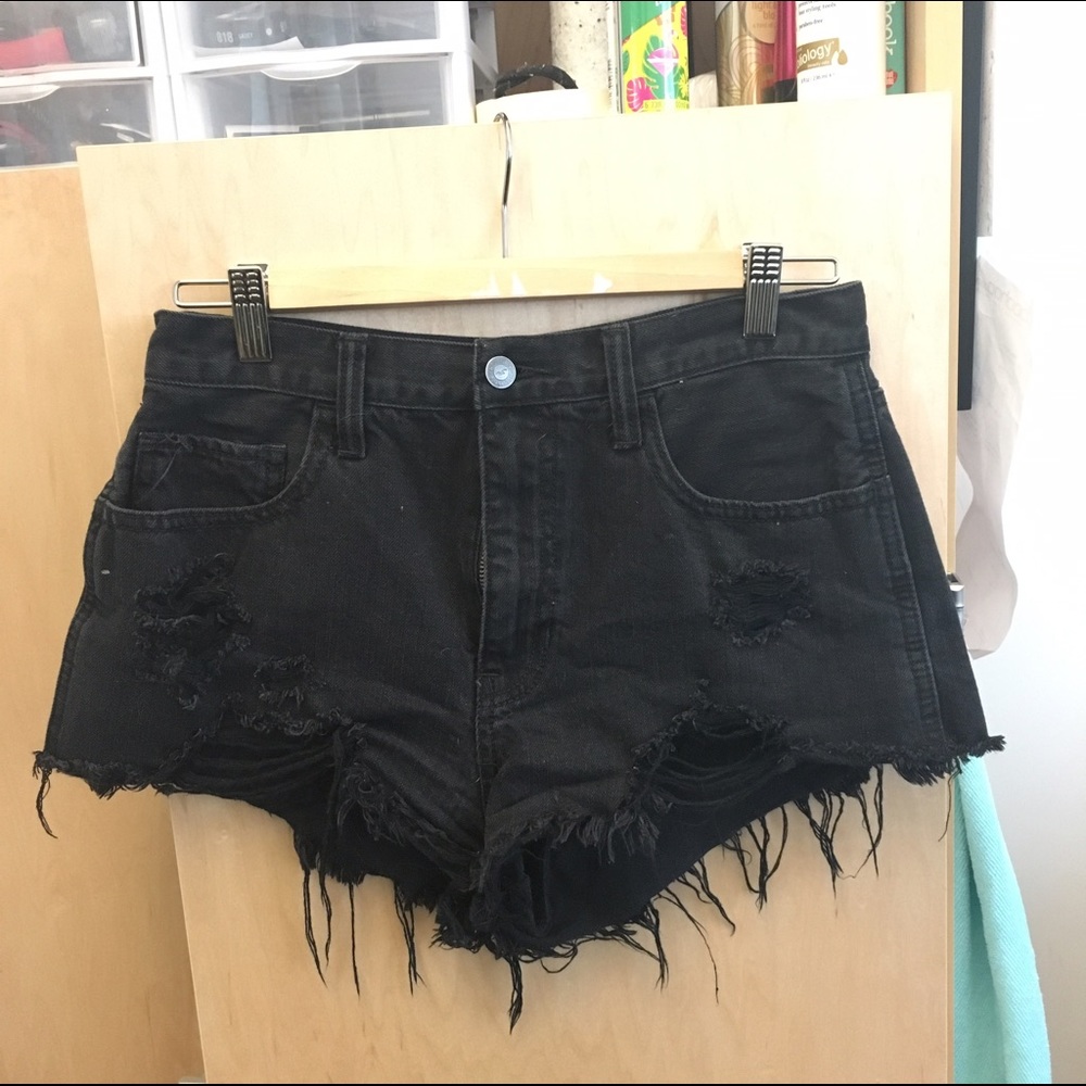SOLD Hollister Distressed Denim Shorts