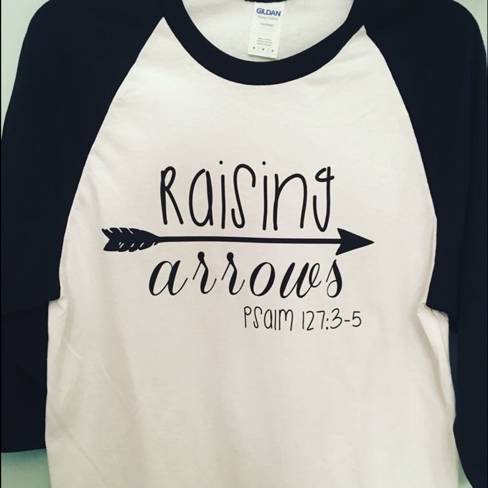 Raising Arrows Jersey Tee Quarter Sleeve
