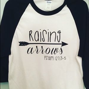 Raising Arrows Jersey Tee Quarter Sleeve