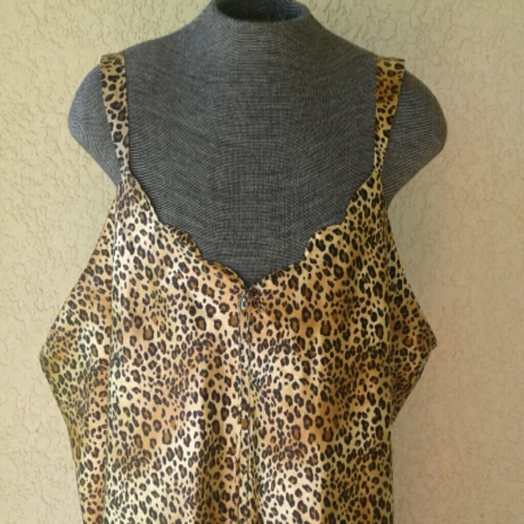 leopard print nightgown