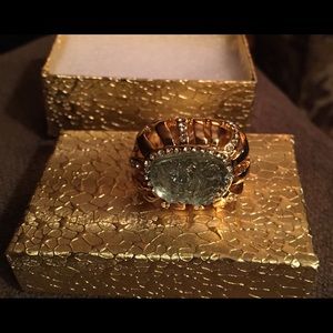 Kara Ross Simulated Drusy & Crystal Ring