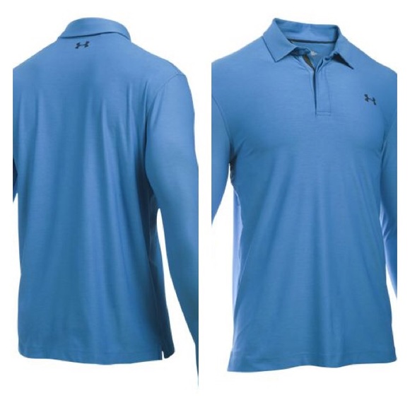 NWT Under Armour Polo Golf Long Sleeve - Picture 2 of 4