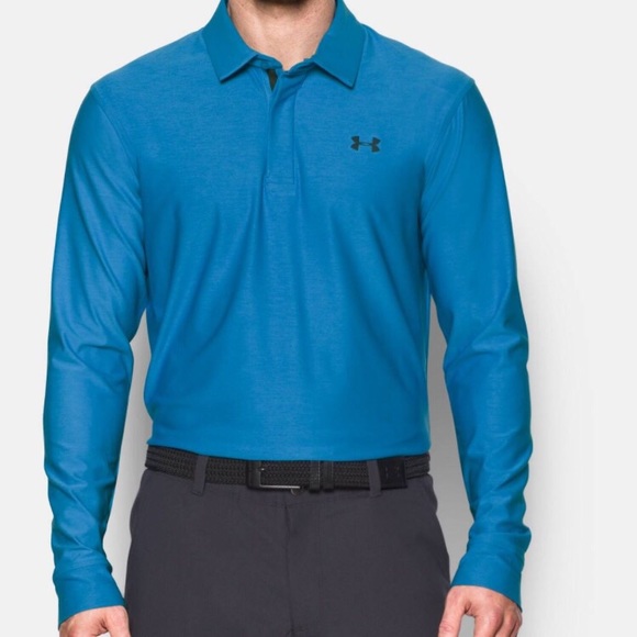 NWT Under Armour Polo Golf Long Sleeve - Picture 4 of 4