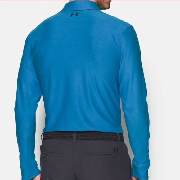 NWT Under Armour Polo Golf Long Sleeve - Picture 3 of 4