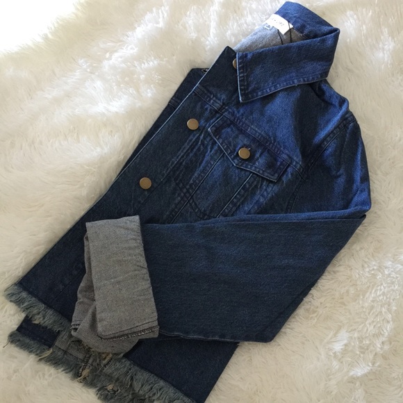 LAST|| Frayed denim jacket - Picture 4 of 6