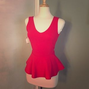 NWT Peplum Tank