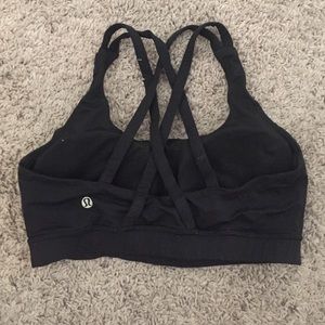Black Lulu lemon sports bra!