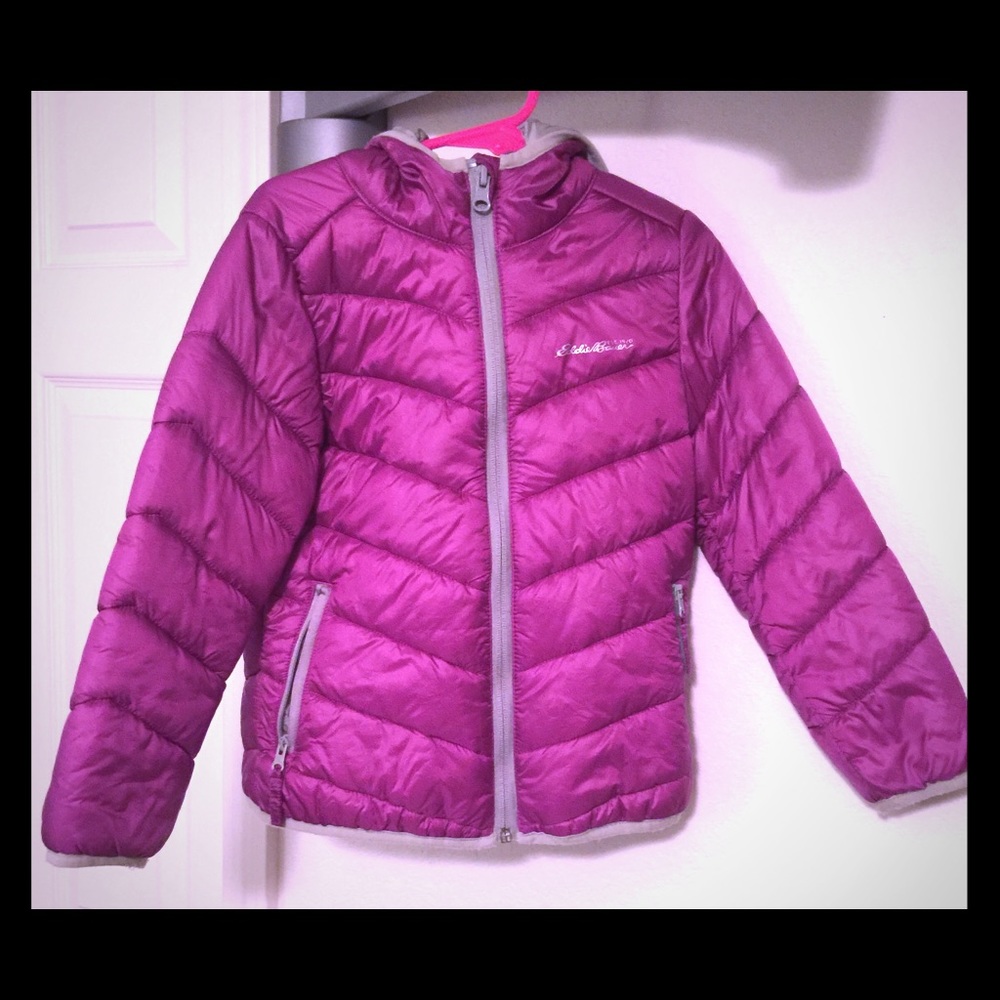 Girls 5 Eddie Bauer purple coat