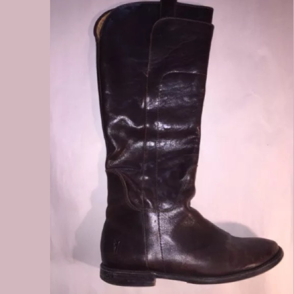 FRYE size 6 1/2B ladies knee high riding boot $485 - Picture 1 of 4