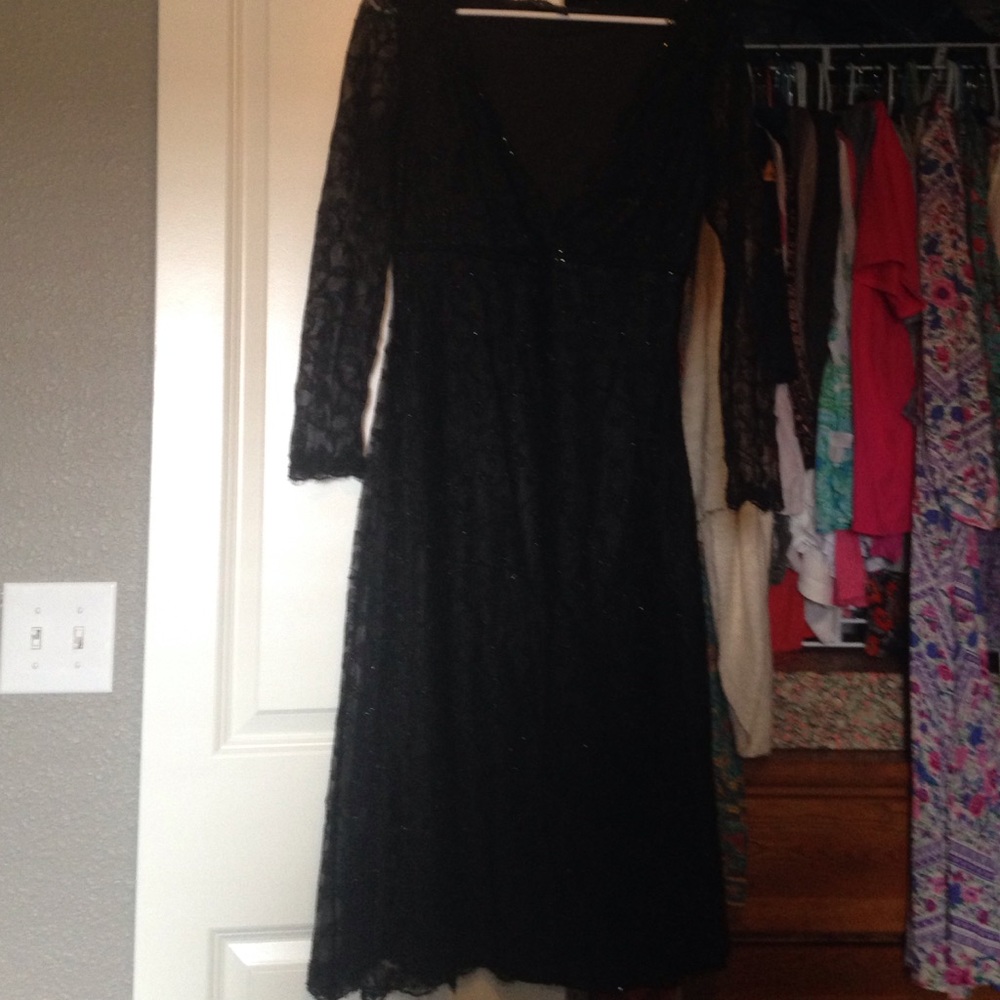 Fabulous ronit zilka sparking lace dress Sz 12