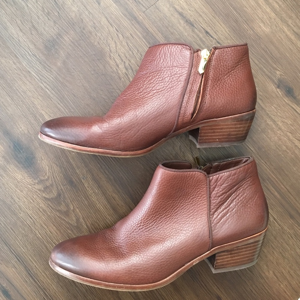 Sam Edelman Petty Ankle Boots, Burnt Umber 9.5