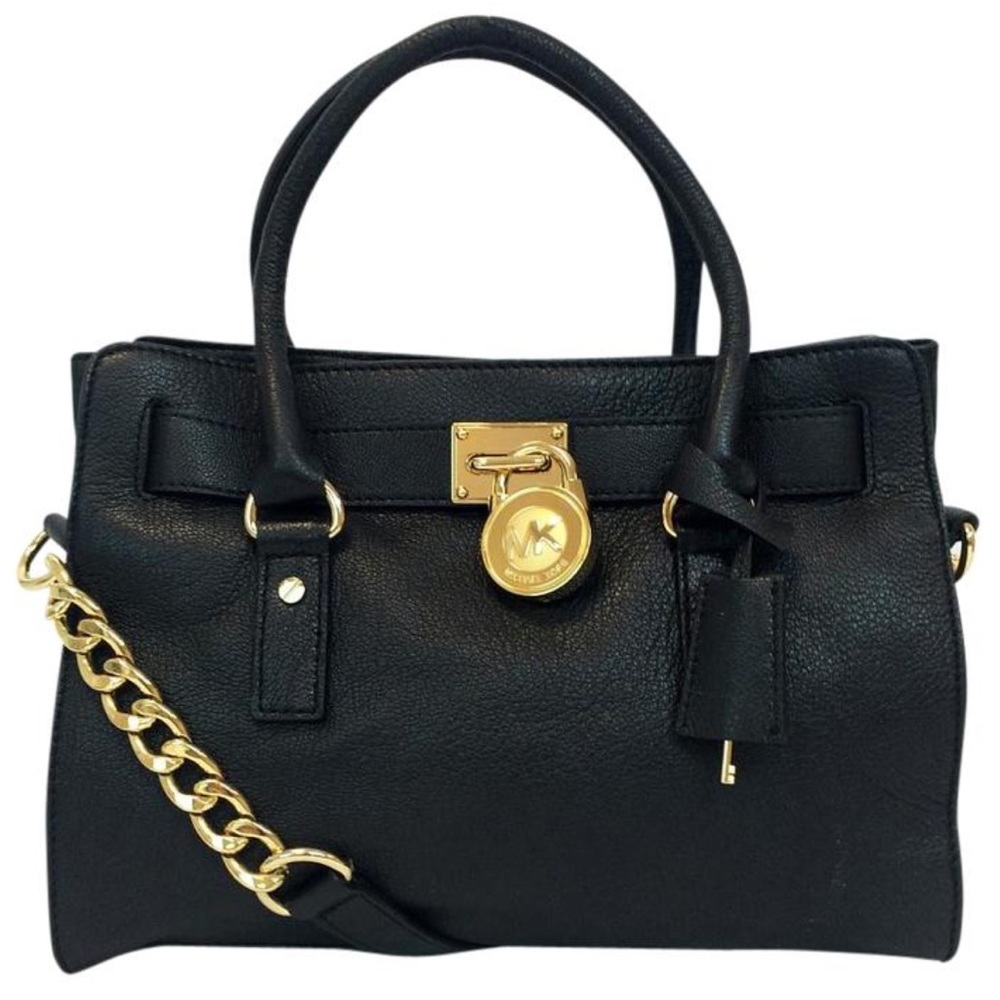 Michael Kors Hamilton East West Black Satchel