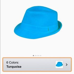 Women's Colorful Cotton Blend Trilby Fedora Hat