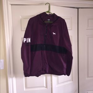 Pink Windbreaker Maroon M-L