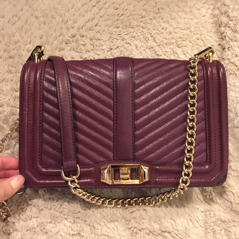 Rebecca minkoff love crossbody. Bordeaux burgundy