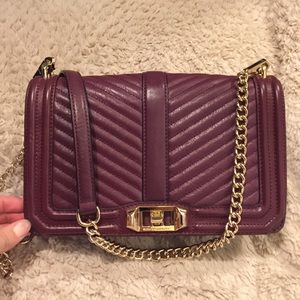 Rebecca minkoff love crossbody. Bordeaux burgundy