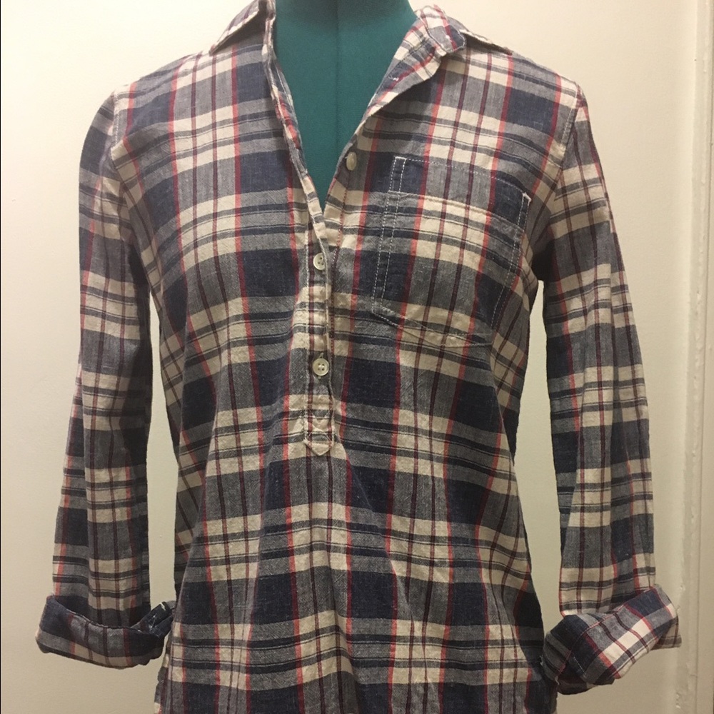 Super cute jcrew plaid button down.