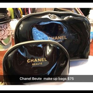 Chanel makeup bags