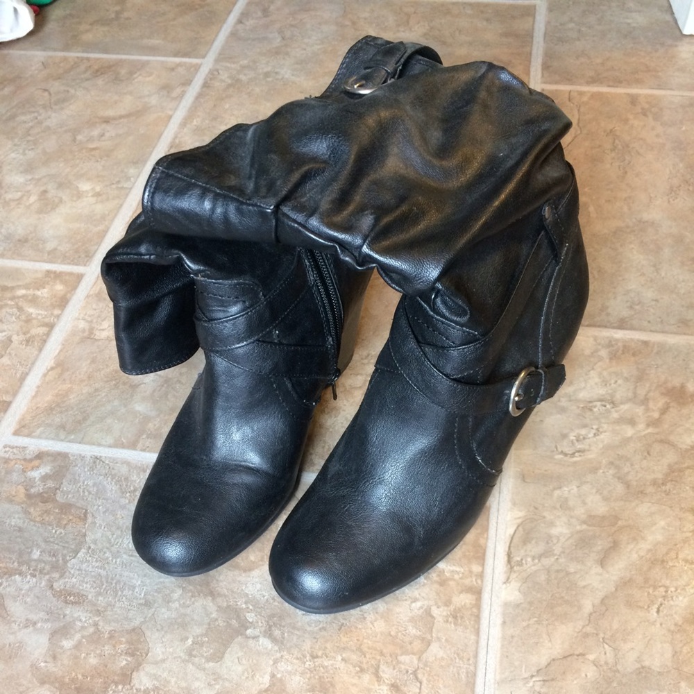 Black boots