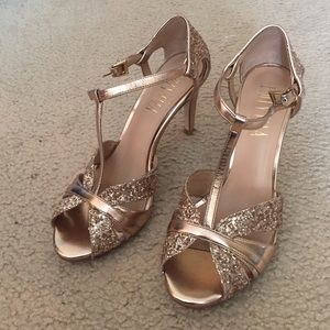 Billy Ella rose gold heels