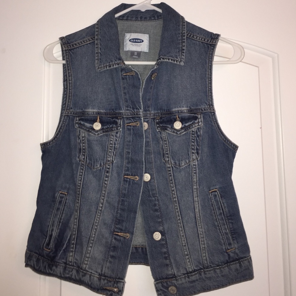 Jean jacket vest