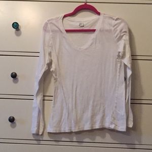 White long sleeve tee