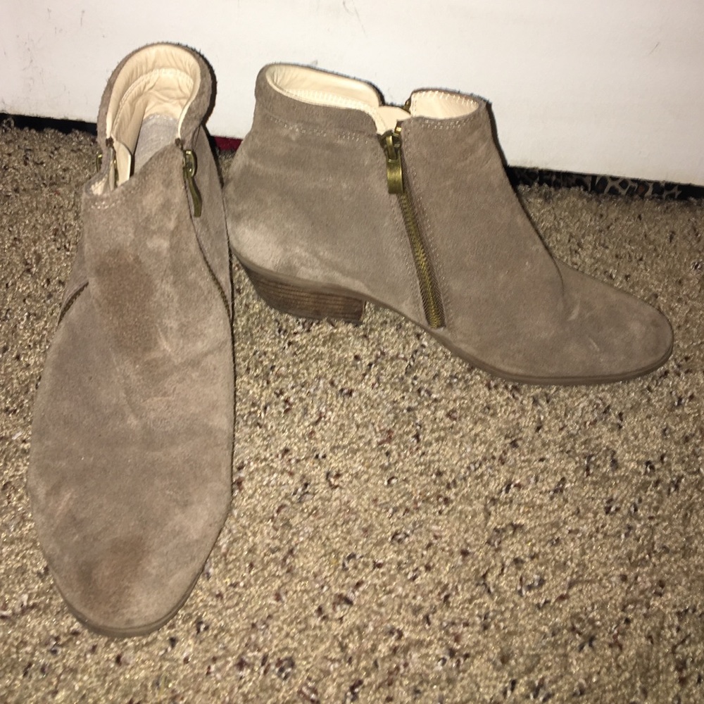 April suede booties