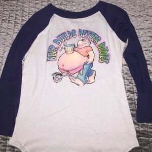 Vintage baseball tee
