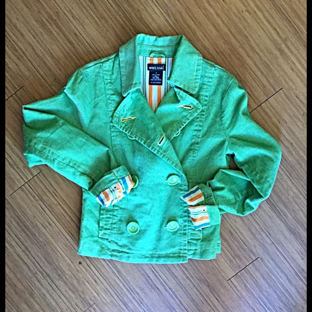 Wet Seal corduroy Jacket. Vibrant color!