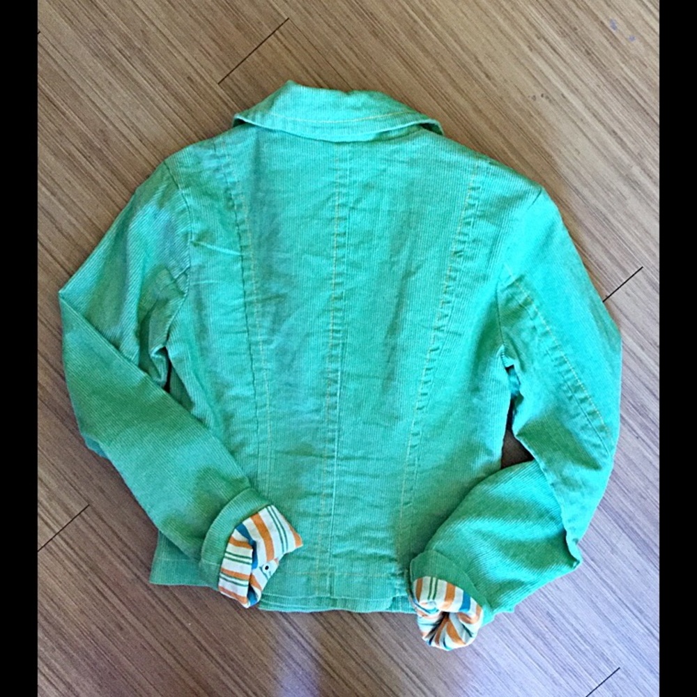 Wet Seal corduroy Jacket. Vibrant color! - Picture 2 of 3