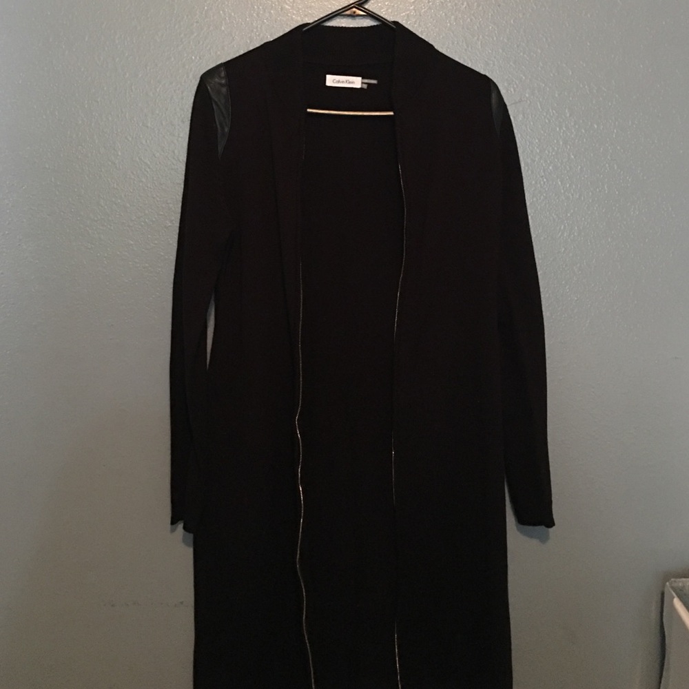 Calvin Klein sweater jacket, or dress