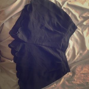 Black high waisted shorts