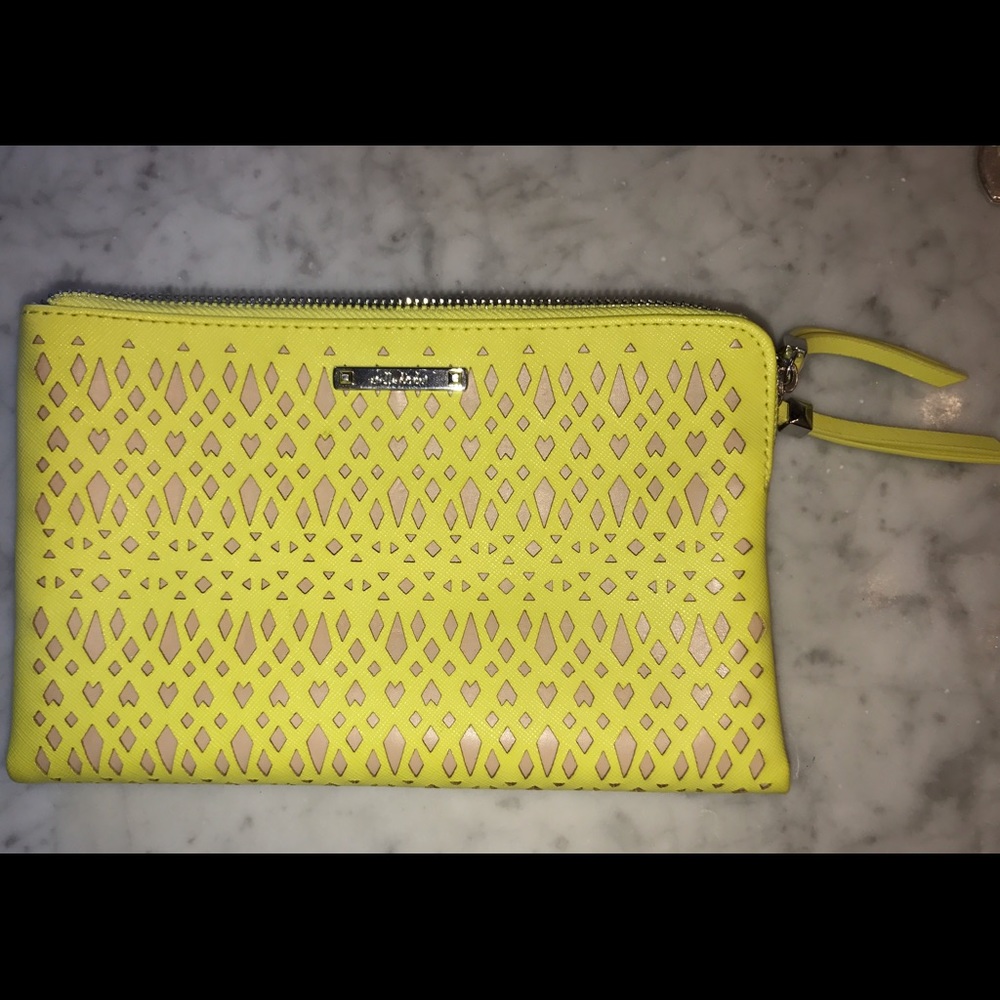 Stella & Dot Yellow Clutch