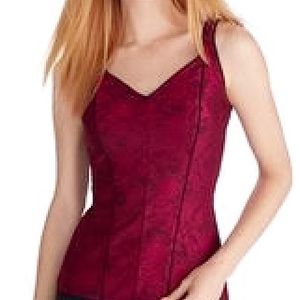 JACQUARD CORSET CAMI