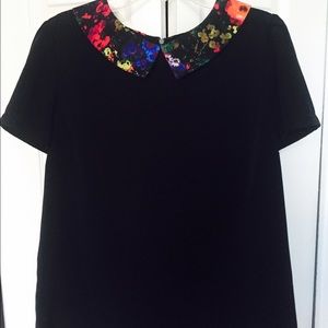 A really cute black blouse
