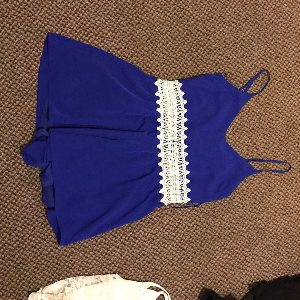 Joyce Leslie Blue Romper