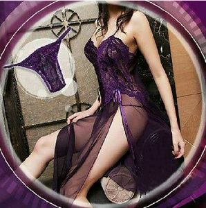 Sexy purple lingerie