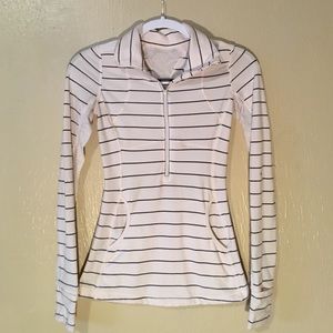Lululemon Star Runner Cream Striped Pulloever