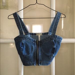 Denim Crop Top