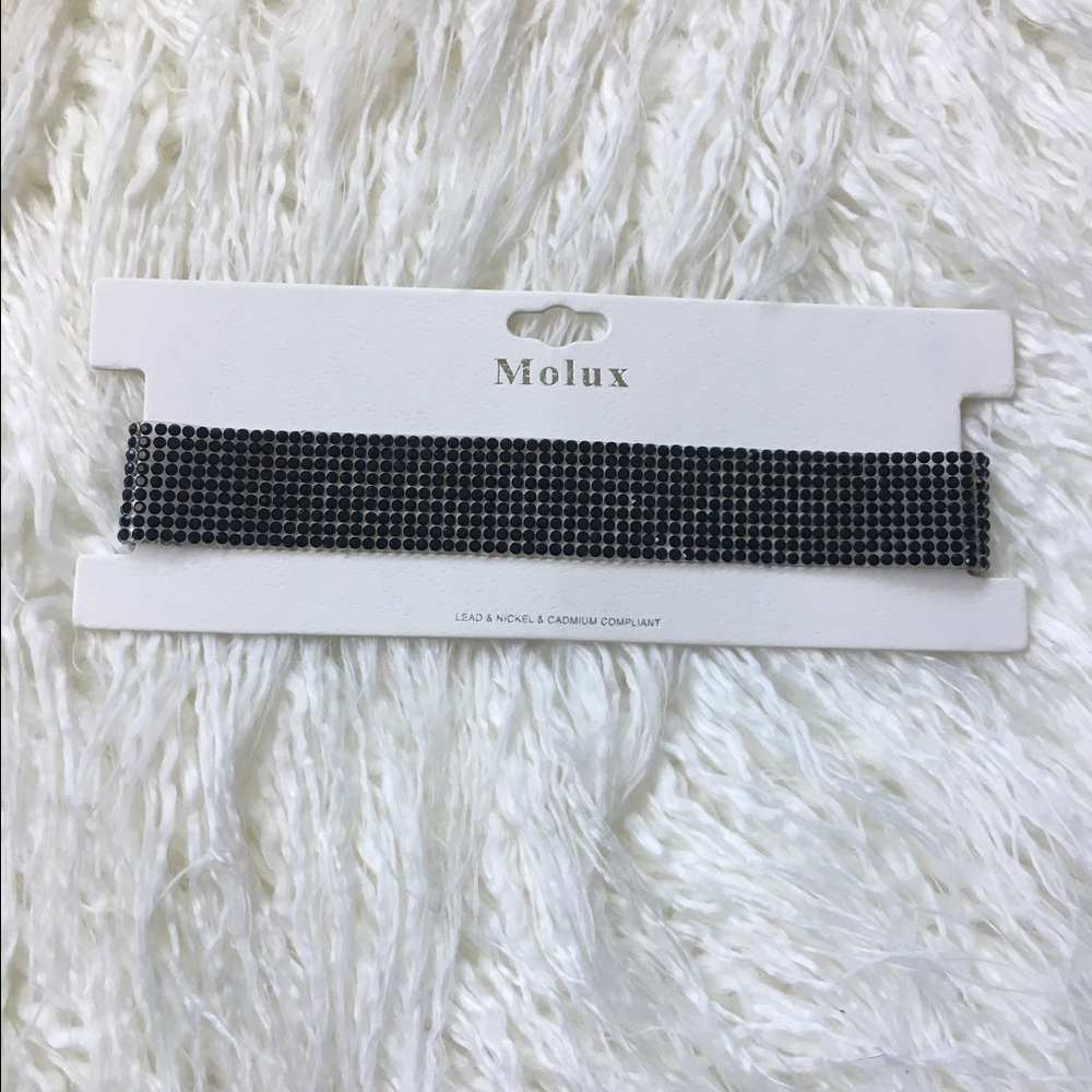 Black Rhinestone Chocker
