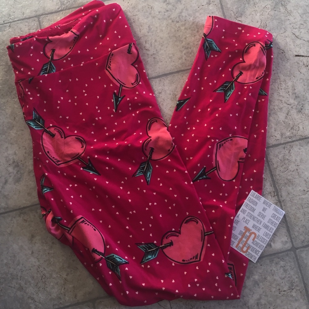 LuLaRoe TC Valentine Leggings