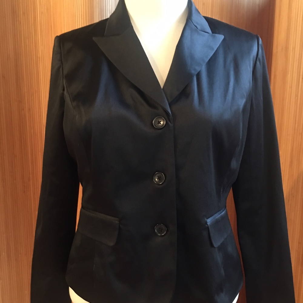 Issac Mizrahi forTarget Satin Blazer/Tuxedo Jacket