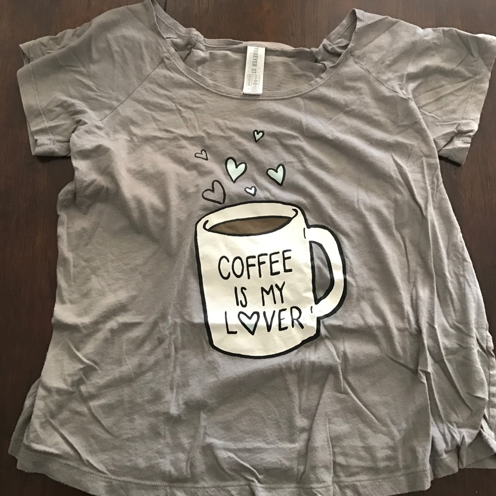 FOREVER 21 gray t-shirt