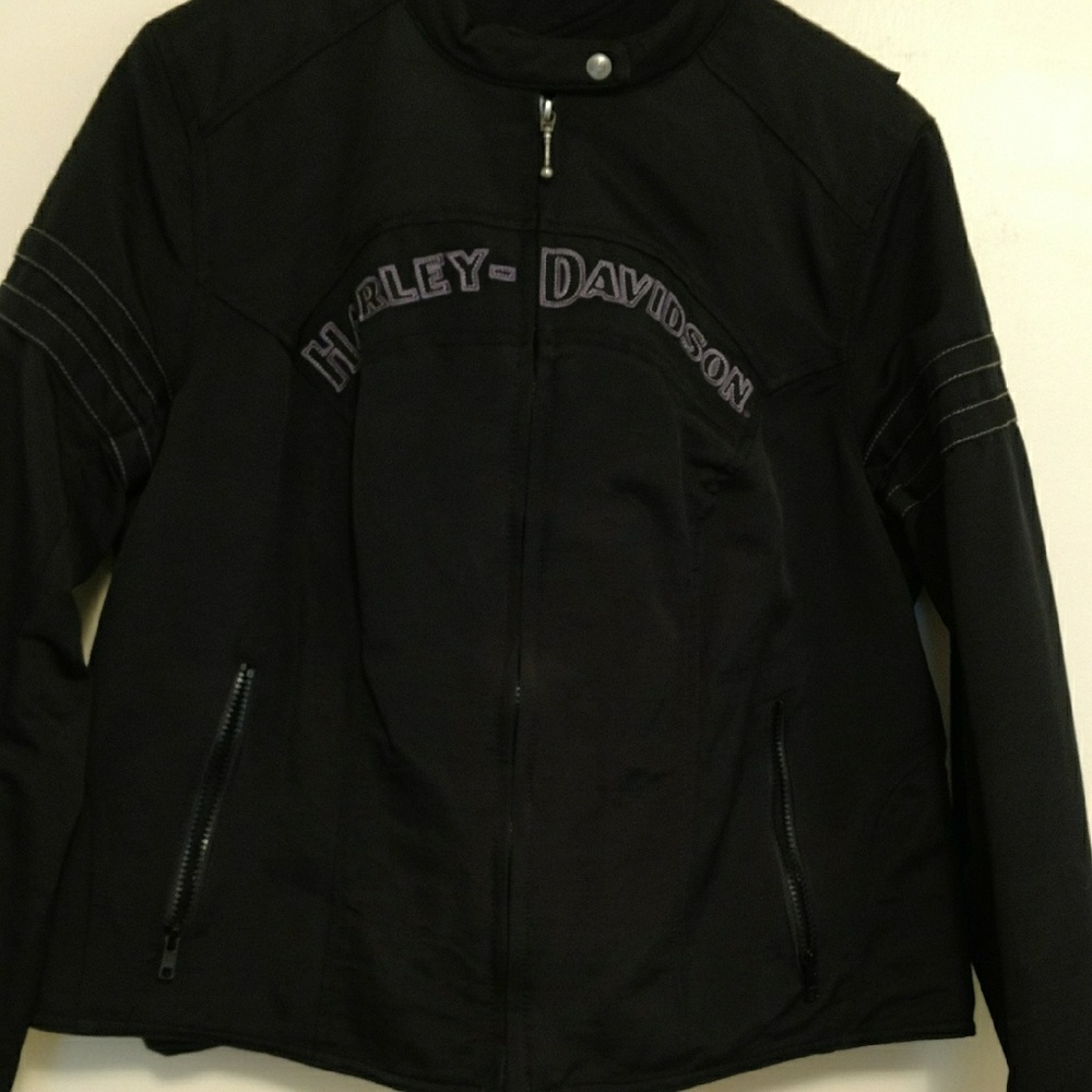 Harley Davidson 2 piece jacket and vest