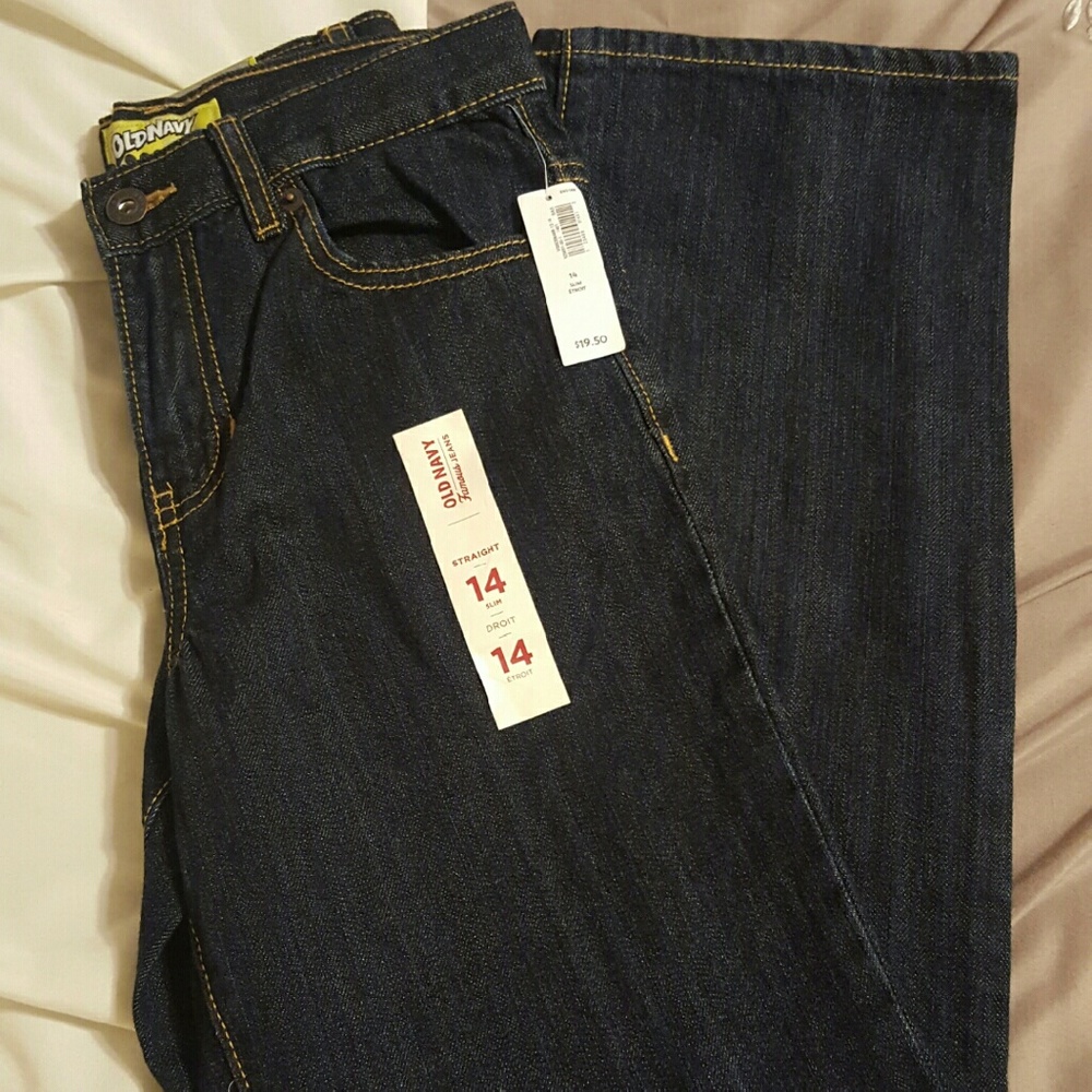 NWT Old Navy Boys Jean's sz 14 slim